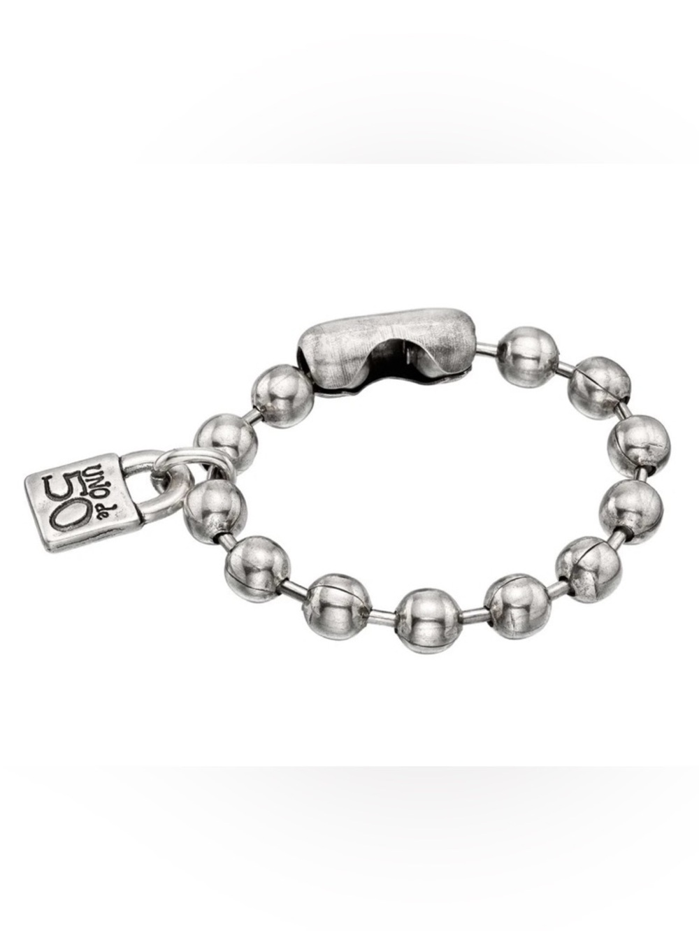 UNO de 50 "Snowflake" bracelet - Silver